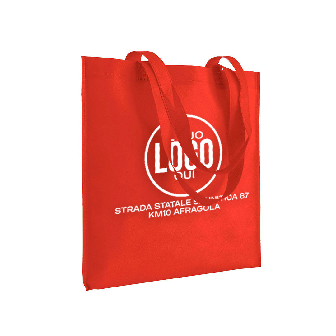 Shopper in TNT termosaldato con Manici Lunghi - BORMIO