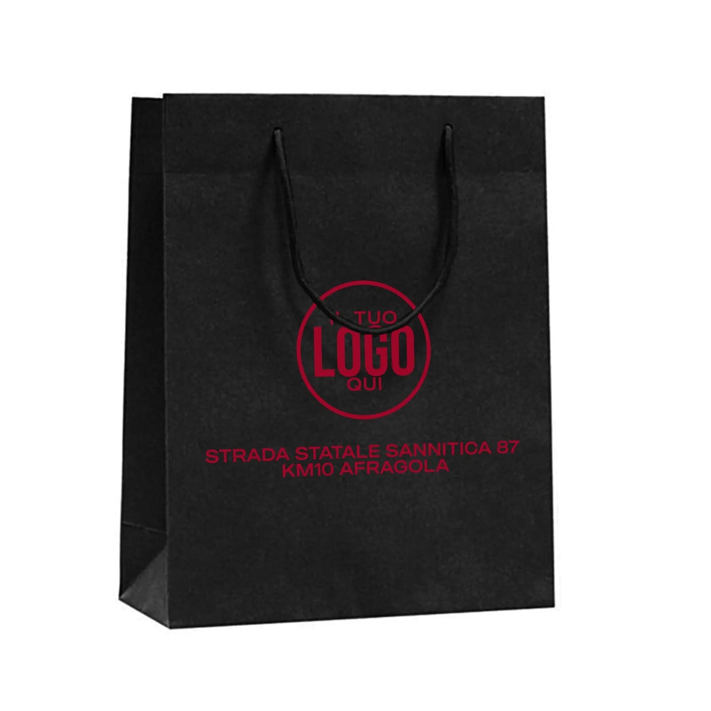 Shopper in Carta Riciclata con Manico in Cotone – LUX NATURAL