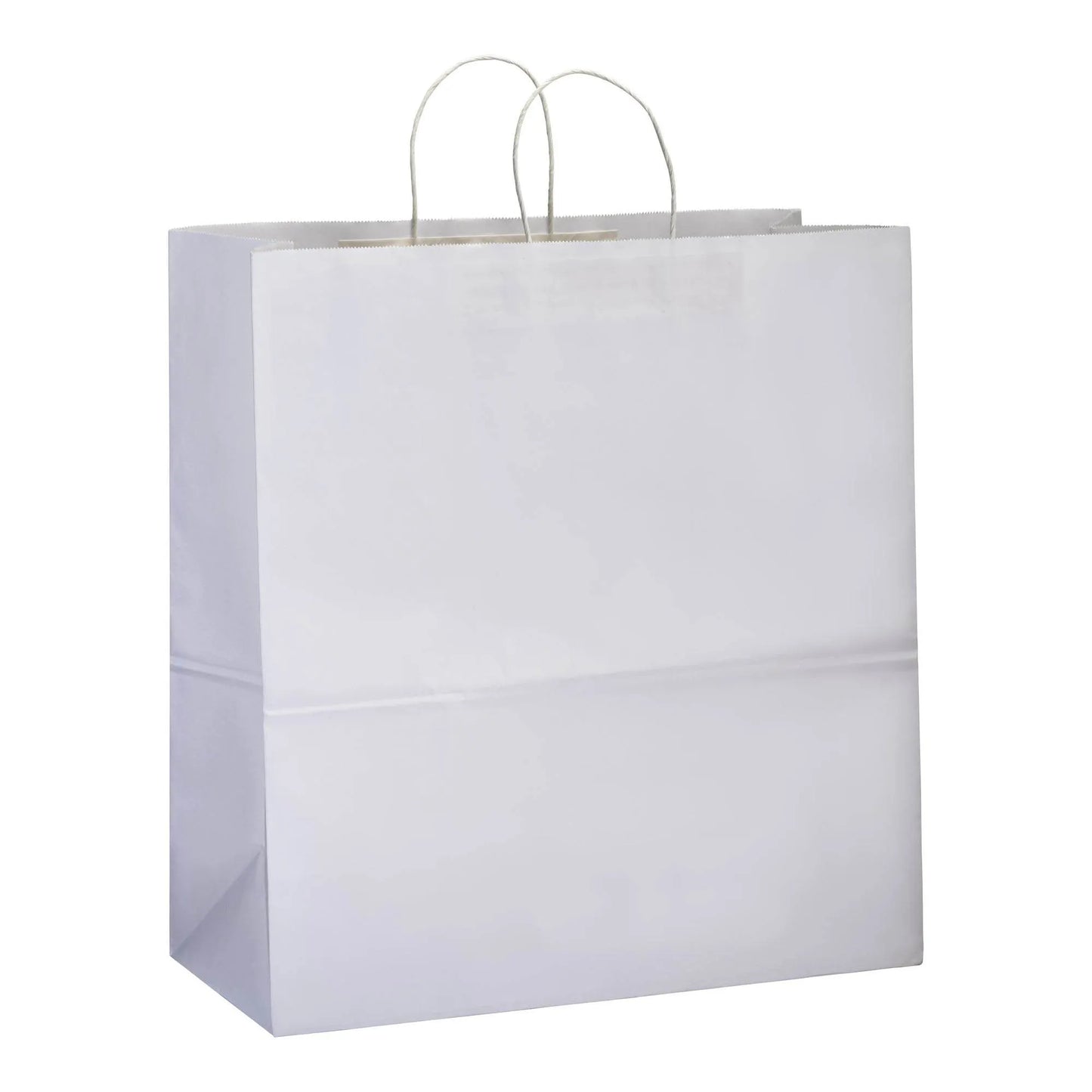Shopper in carta 100 gr/m2, con soffietto e manici ritorti - LUCCA XXL