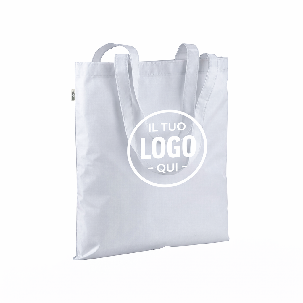 Shopper in RPET 210T con manici lunghi - BELLAGIO