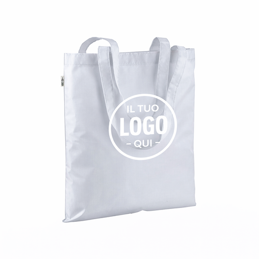Shopper in RPET 210T con manici lunghi - BELLAGIO
