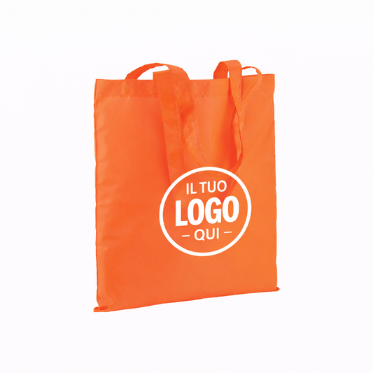 Shopper in poliestere 210T colori fluo, manici lunghi - RESIA