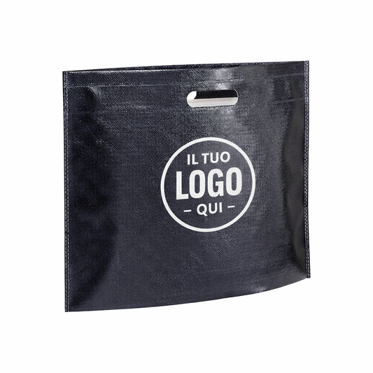 Shopper in TNT laminato metallizzata con laminatura leggera - LEVICO