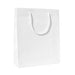 Shopper in Carta Patinata plasticazione lucida, con Manico in Cotone, interno rinforzato e cartone di rinforzo sul fondo. - LUX
