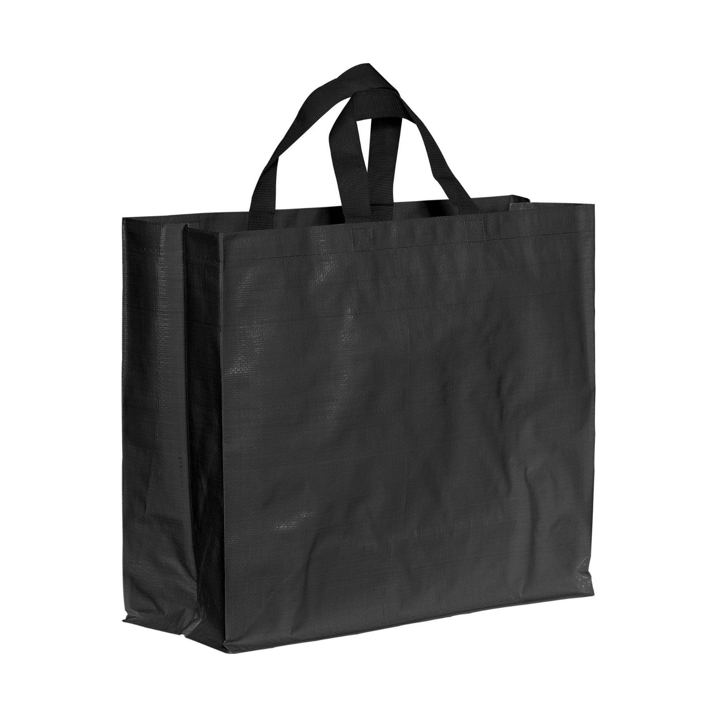 Shopper in propilene riciclato 120g/m2, manici corti e soffietto - BELLUNO