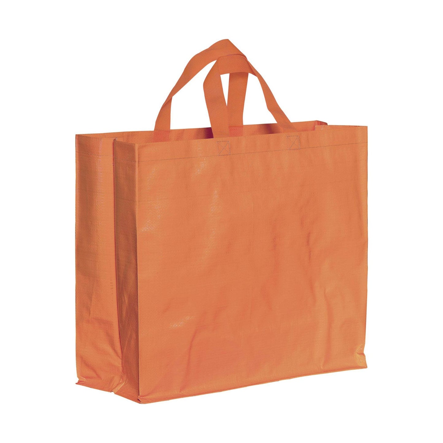 Shopper in propilene riciclato 120g/m2, manici corti e soffietto - BELLUNO