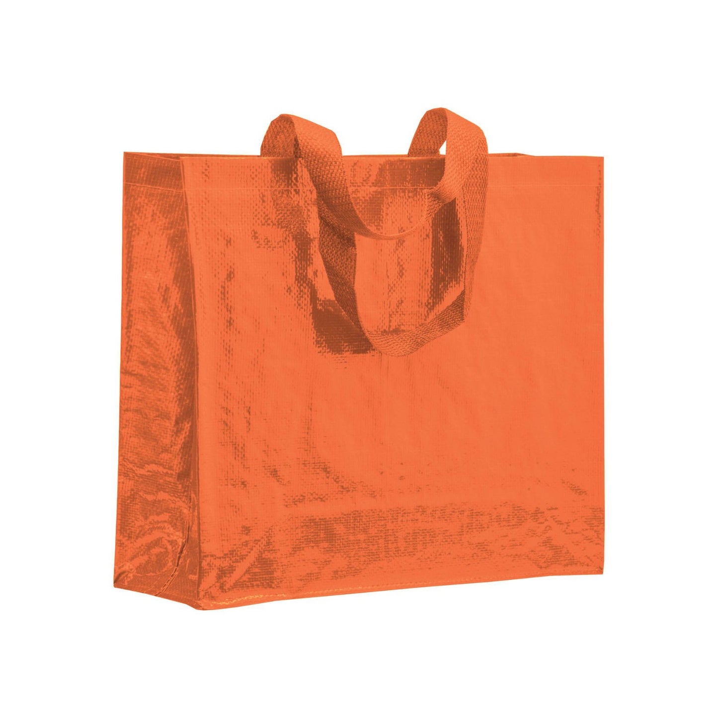 Shopper in propilene laminato 120g/m2, manici lunghi a nastro - FOLGARIA