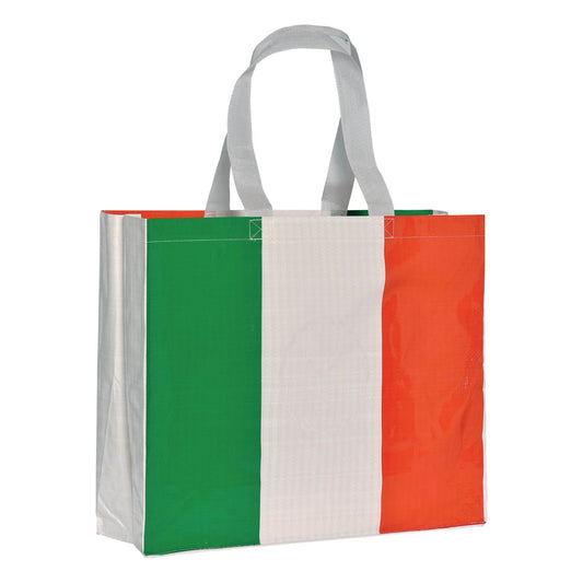 Shopper in propilene laminato 120g/m2, manici lunghi a nastro - FOLGARIA