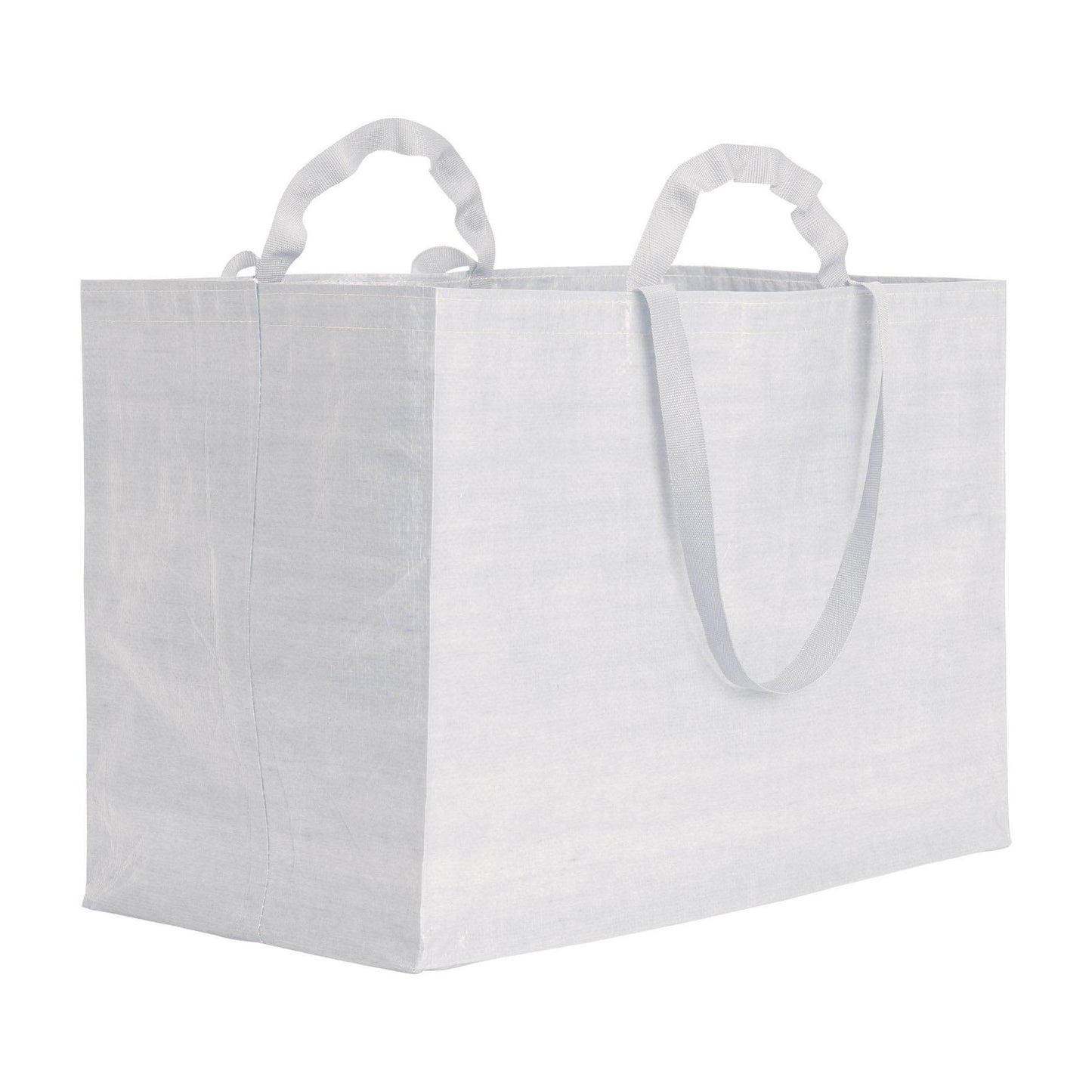 Shopper maxi in propilene riciclato 120g/m2, manici doppi a nastro (corti e lunghi) - VIPITENO