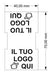 Chiudibusta personalizzati omaggio pari alla quantità delle shopper