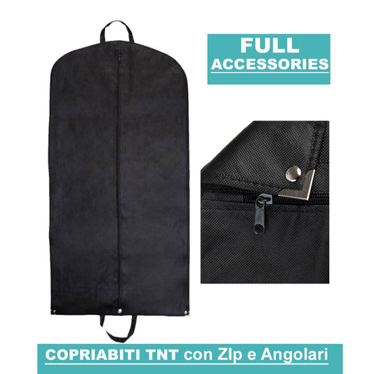Copriabiti in TNT con Angolari e Zip – LUXURY FULL ACCESSORIES –