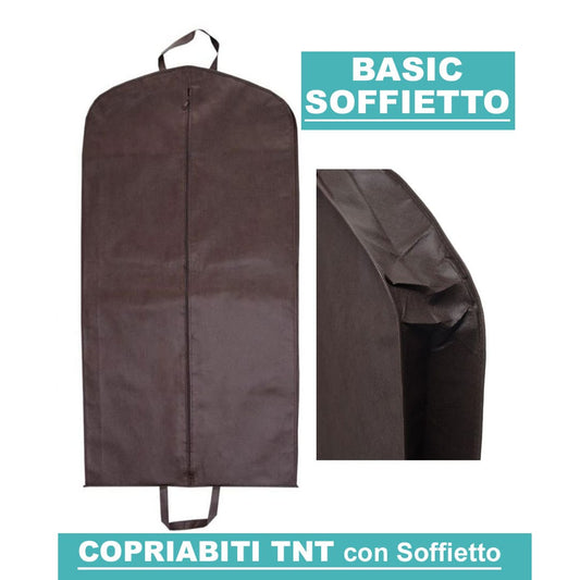 Copriabiti in TNT con Zip e Soffietto laterale – BASIC SOFFIETTO –