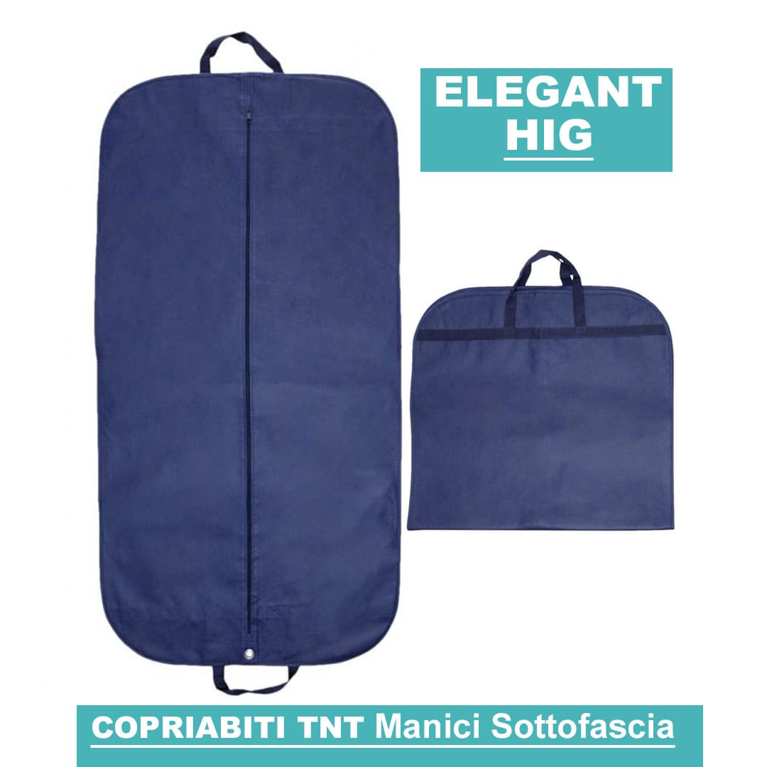 Copriabiti in TNT con Zip e Manici Cuciti sotto fascia – ELEGANT HIG –