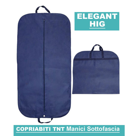 Copriabiti in TNT con Zip e Manici Cuciti sotto fascia – ELEGANT HIG –