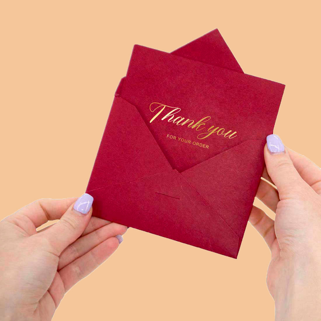 Busta Gift Card da 200gr/mq con STAMPA A CALDO