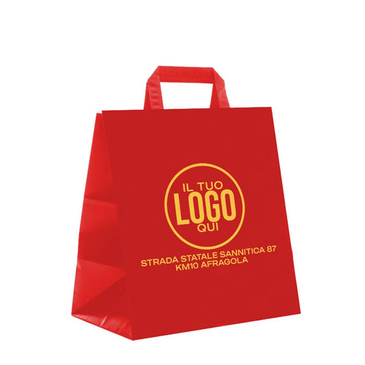 Shopper Take Away Colorata Manico Piattina - TAKE AWAY COLORATA